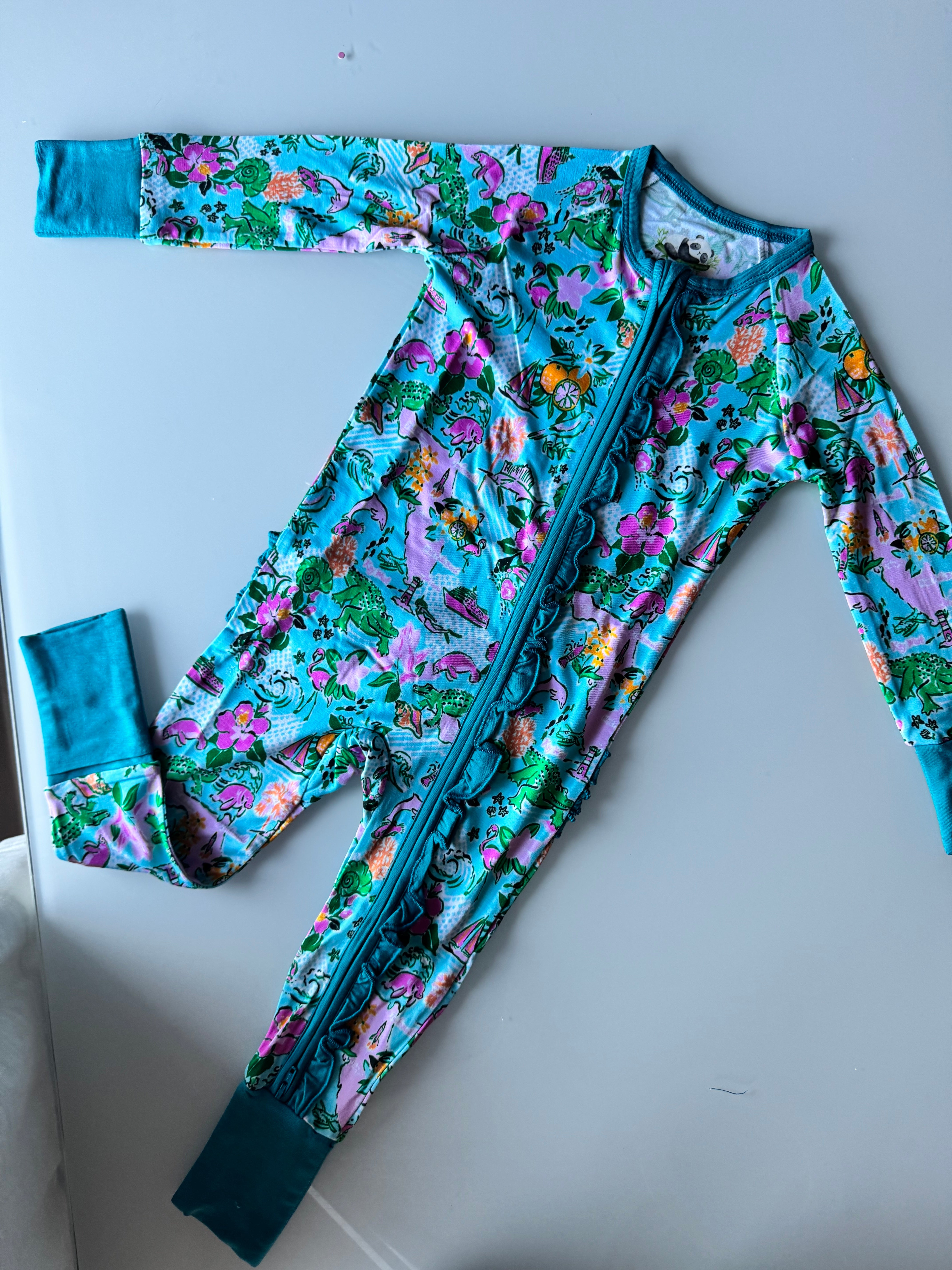 Sunnie Ruffle Convertible Zippie– shopcocosbaby