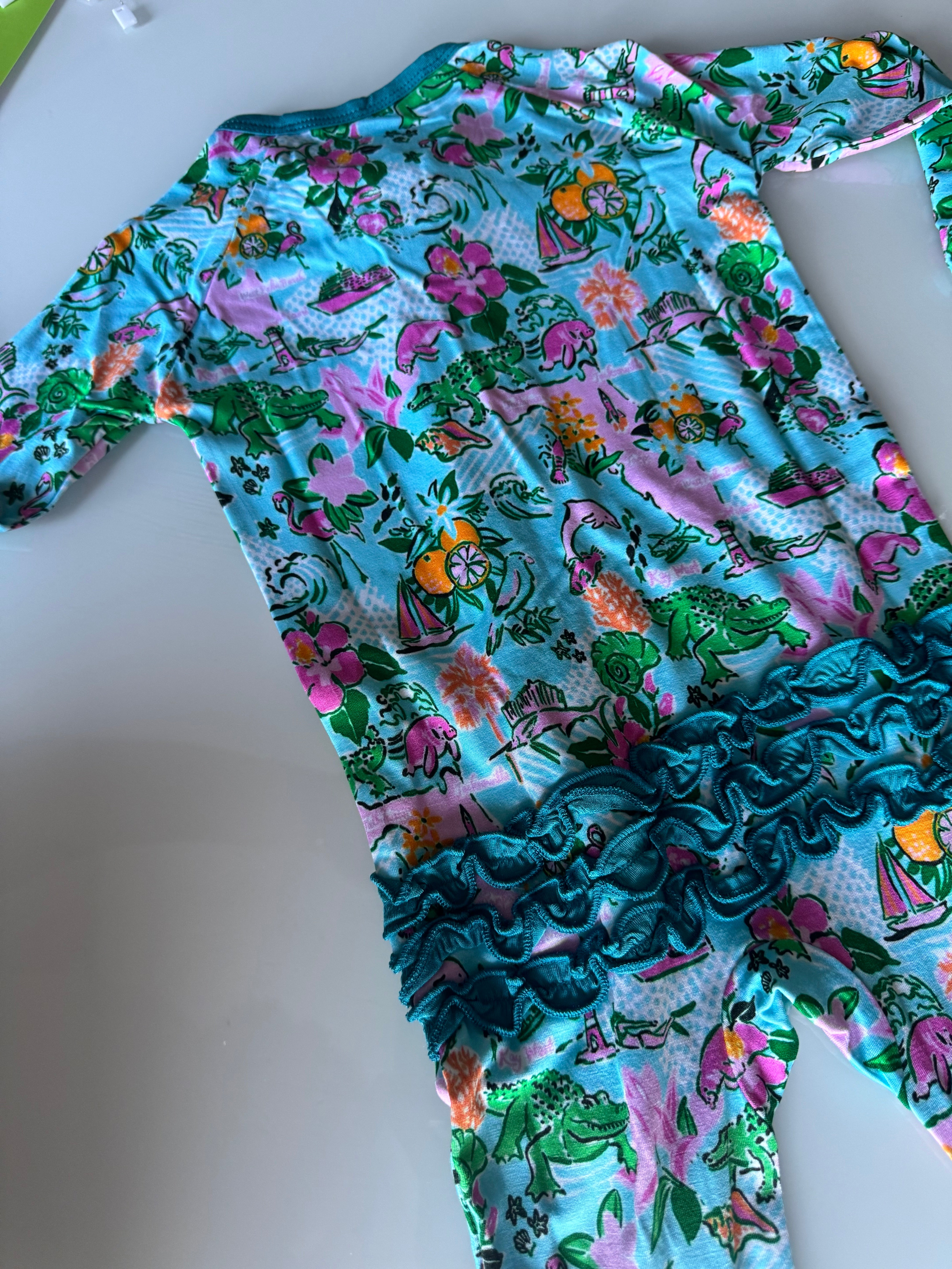 Sunnie Ruffle Convertible Zippie– shopcocosbaby