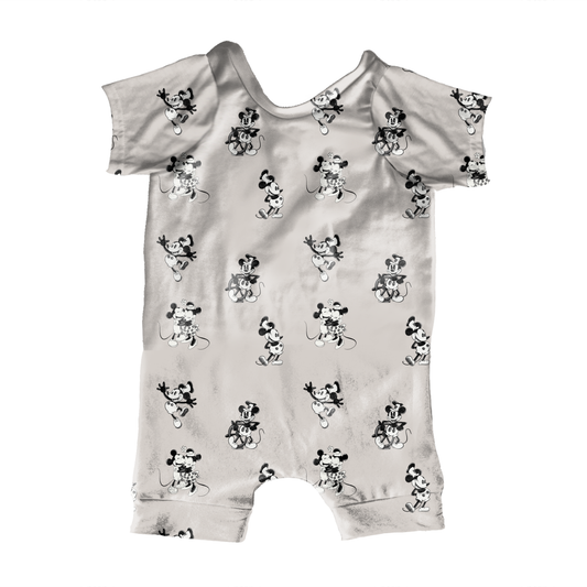 Mickey Mouse | Bamboo Shortie Romper